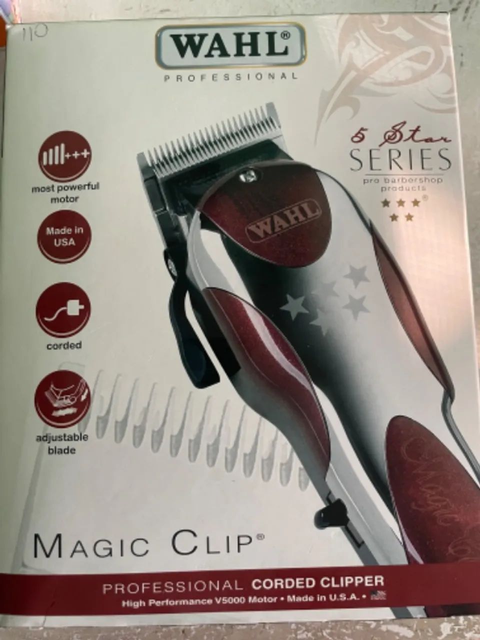 Máquina De Cortar Cabelo Wahl Magic Clip 110V Beleza e Cuidados