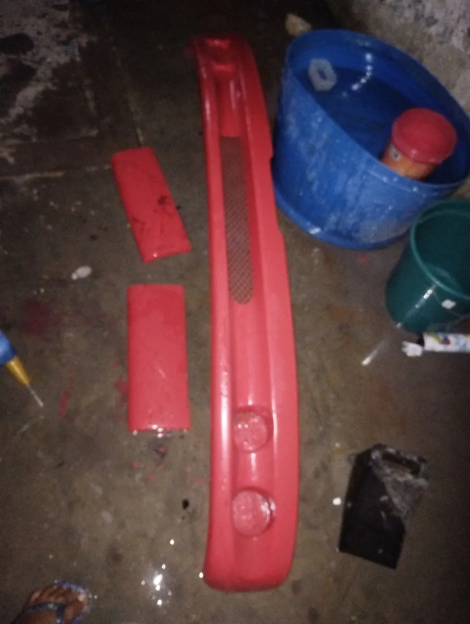 Parachoque Dianteiro Vermelho Caminhão