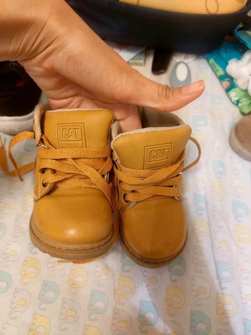 Botas CAT Infantil - Amarelo