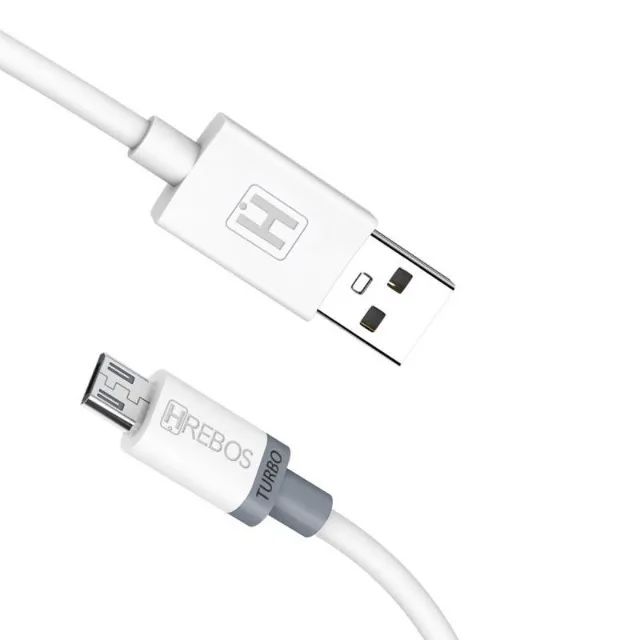 Cabo de Dados Carga Turbo 3.0 Hrebos Celular V8 Usb 1 metro - Foto 3