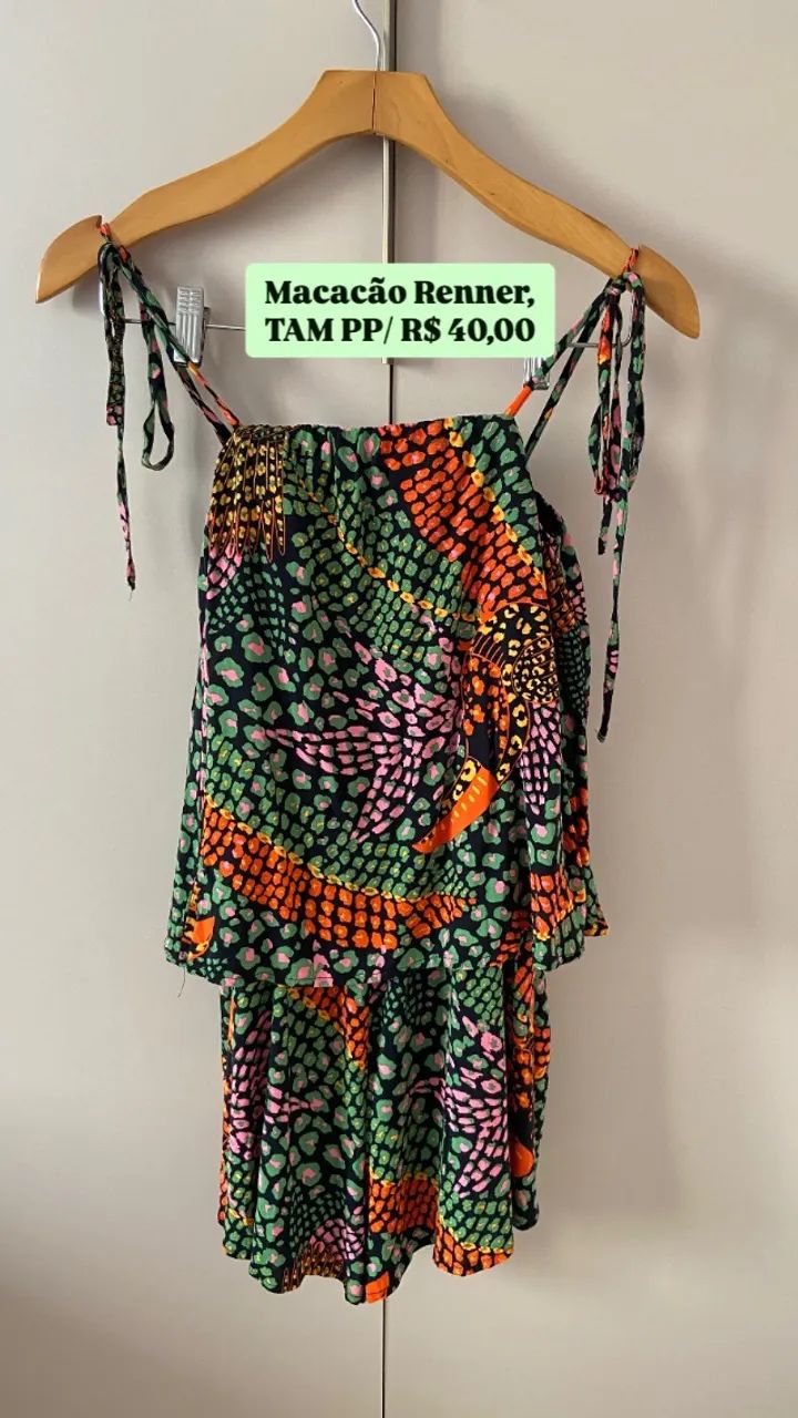 Macacão estampado- TAM PP