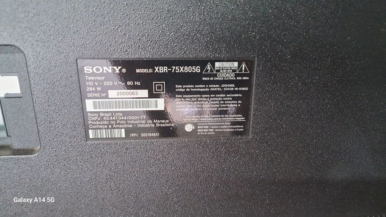 Trazeira completa  com barramento  de led (novos)TV Sony - xbr75x805g  - Foto 3