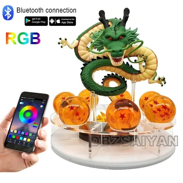 Escultura Dragon Ball - Shenlong com LED - Night Light