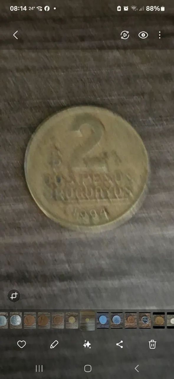 Moeda Antiga do Uruguai - Foto 2