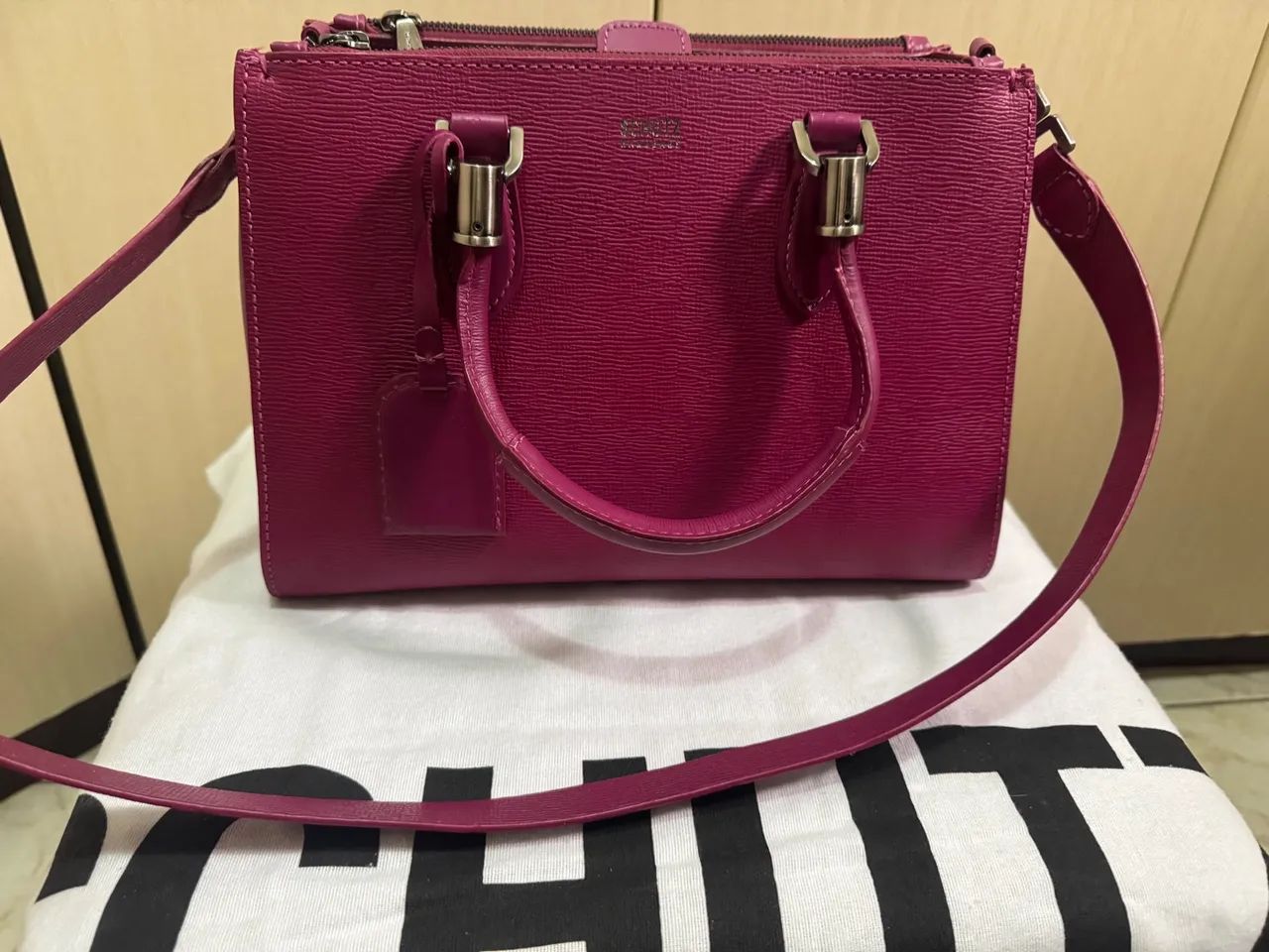 BOLSA TOTE GRANDE NEW LORENA COURO AMENDOA   - Foto 3