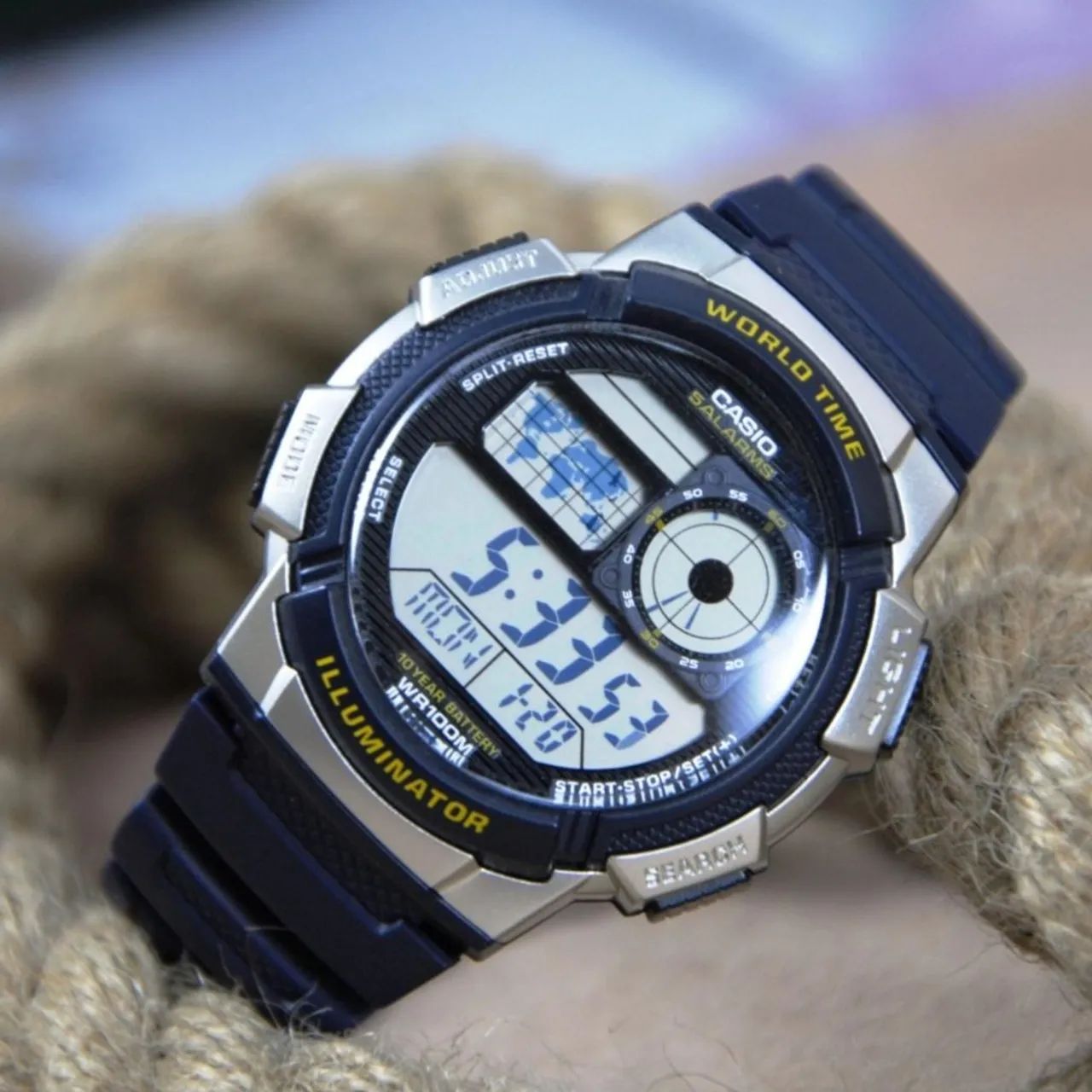 Relógio Casio World Time AE-1000W-2AV - Foto 4