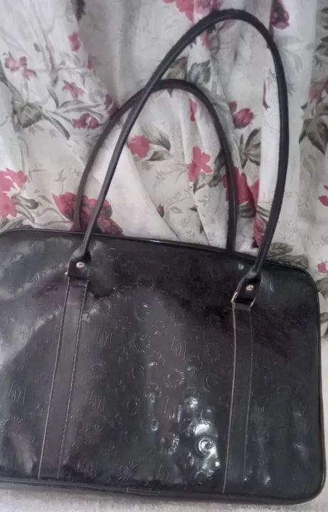 Bolsa de Couro Preta - Foto 4