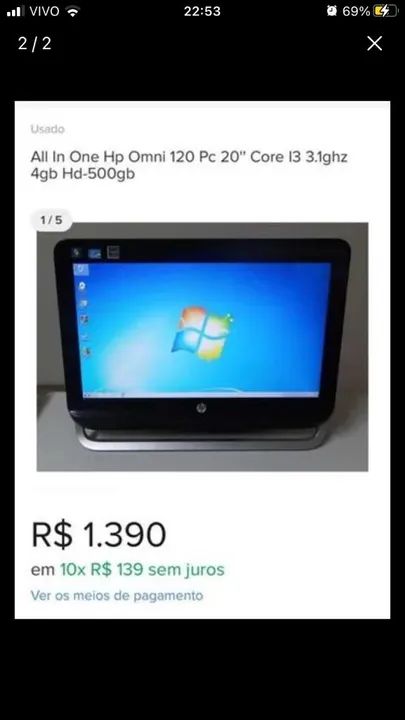 ALL IN ONE HP PRO 3420 AIO PC INTEL CORE I3-2120 - Foto 3