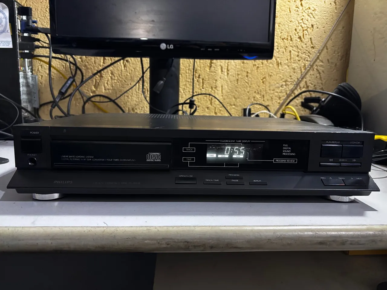 Cd player Philips CD471 DAC TDA1541-R1 1988