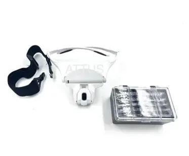 Lupa De Cabeça com Led Estética Oculos Profissional com 5 Lentes de Aumento z1049 - Foto 3