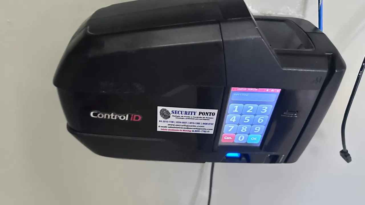 Controle de Acesso Security bater Ponto