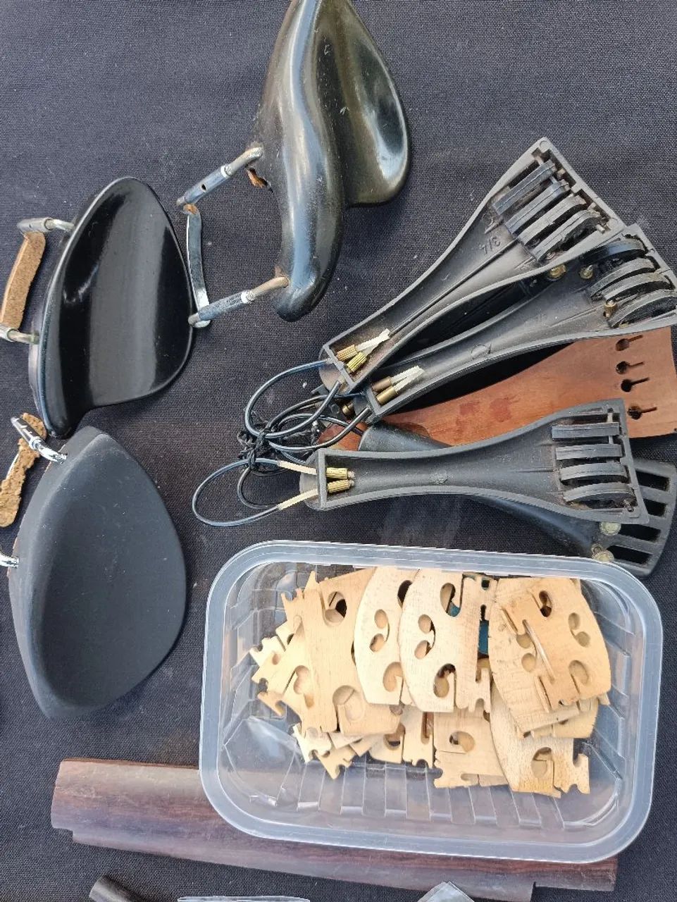 Peças de Violino , afinador, metrônomo, crinas  - Foto 2