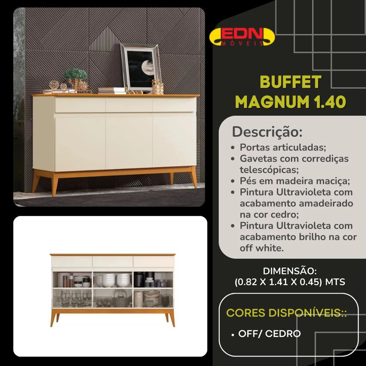 Buffet 100% MDF 