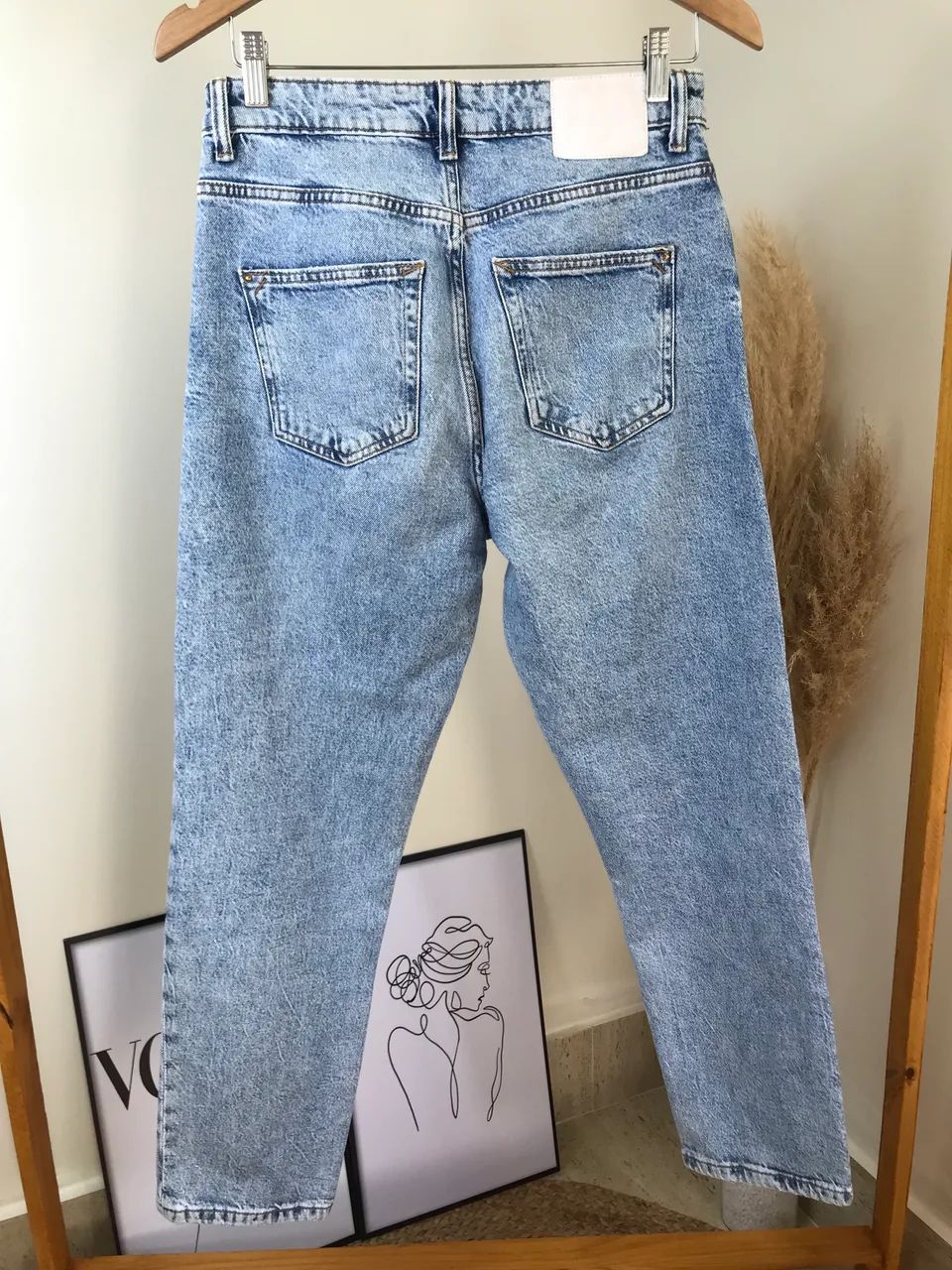 Calça jeans Mom Fit Zara 40 - Foto 3