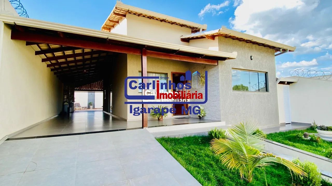 Casa 3 Quartos, Sendo 1 Suíte no Pousada Del Rey, Igarapé/MG - Casa com piscina aquecida! - Foto 3