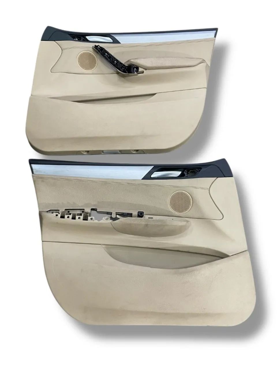 Jogo de forraçao bege porta BMW X3 2013 2016 com detalhe  - Foto 4