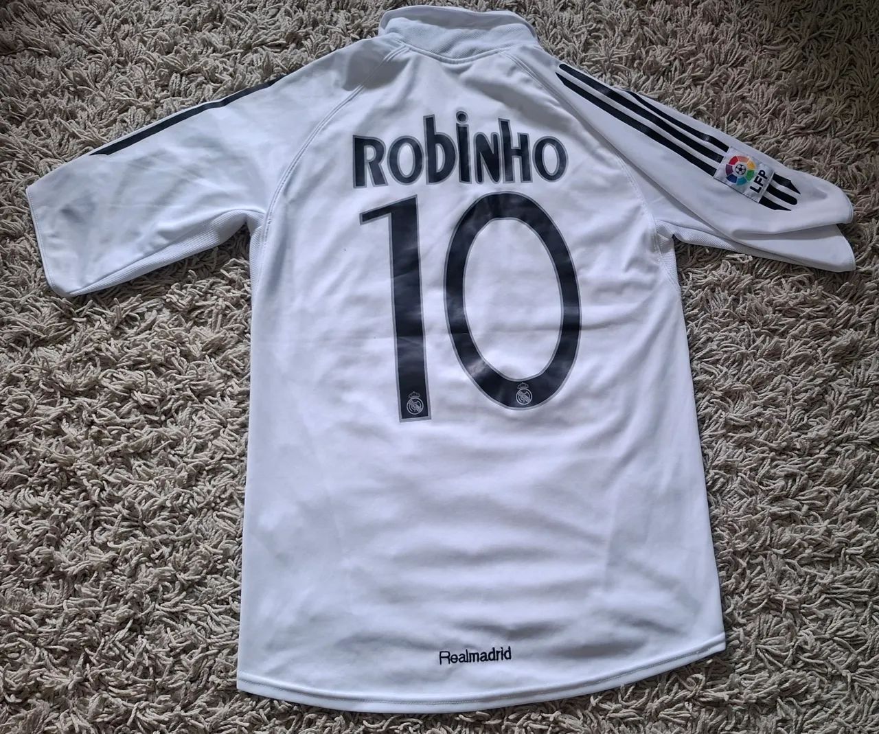 Camisa Real Madrid Robinho M - Foto 3