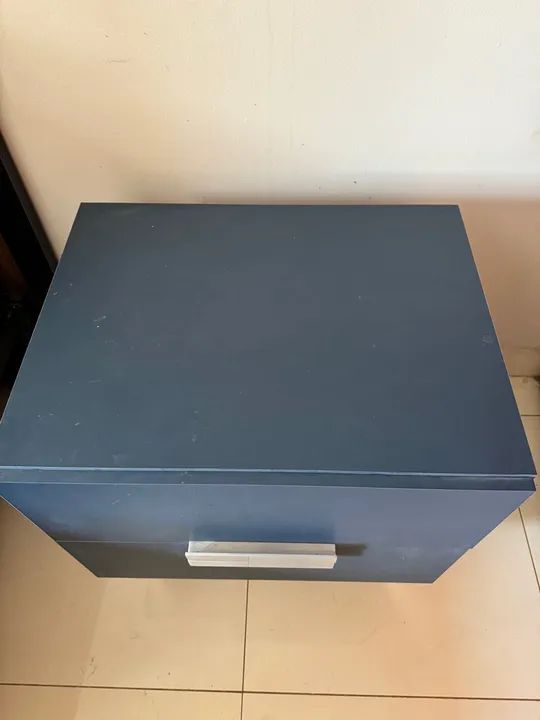 Mesa de cabeceira/ Cômoda Azul  - Foto 2