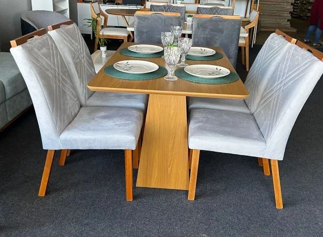 CONJUNTO DE MESA BARBARA 4 CADEIRAS  - Foto 2