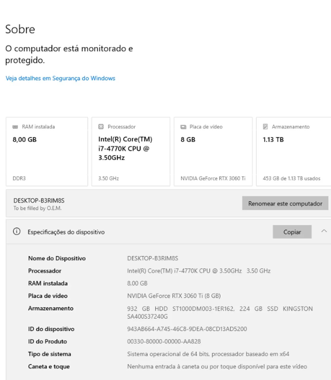 CPU Gamer i7 4770K 4a. Geforce GT 730 2 GB -  8GB - SSD 240 HD + D  1TB - Foto 2