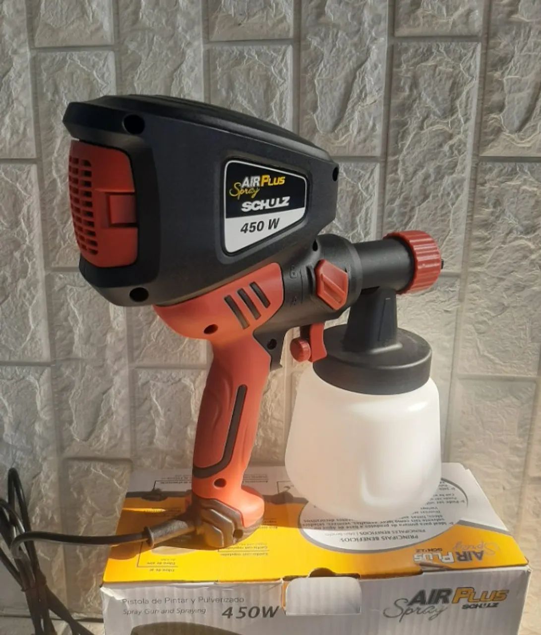 Pulverizadora Air Plus Spray 450W - Ideal para Diversos Tipos de Pintura - Foto 2