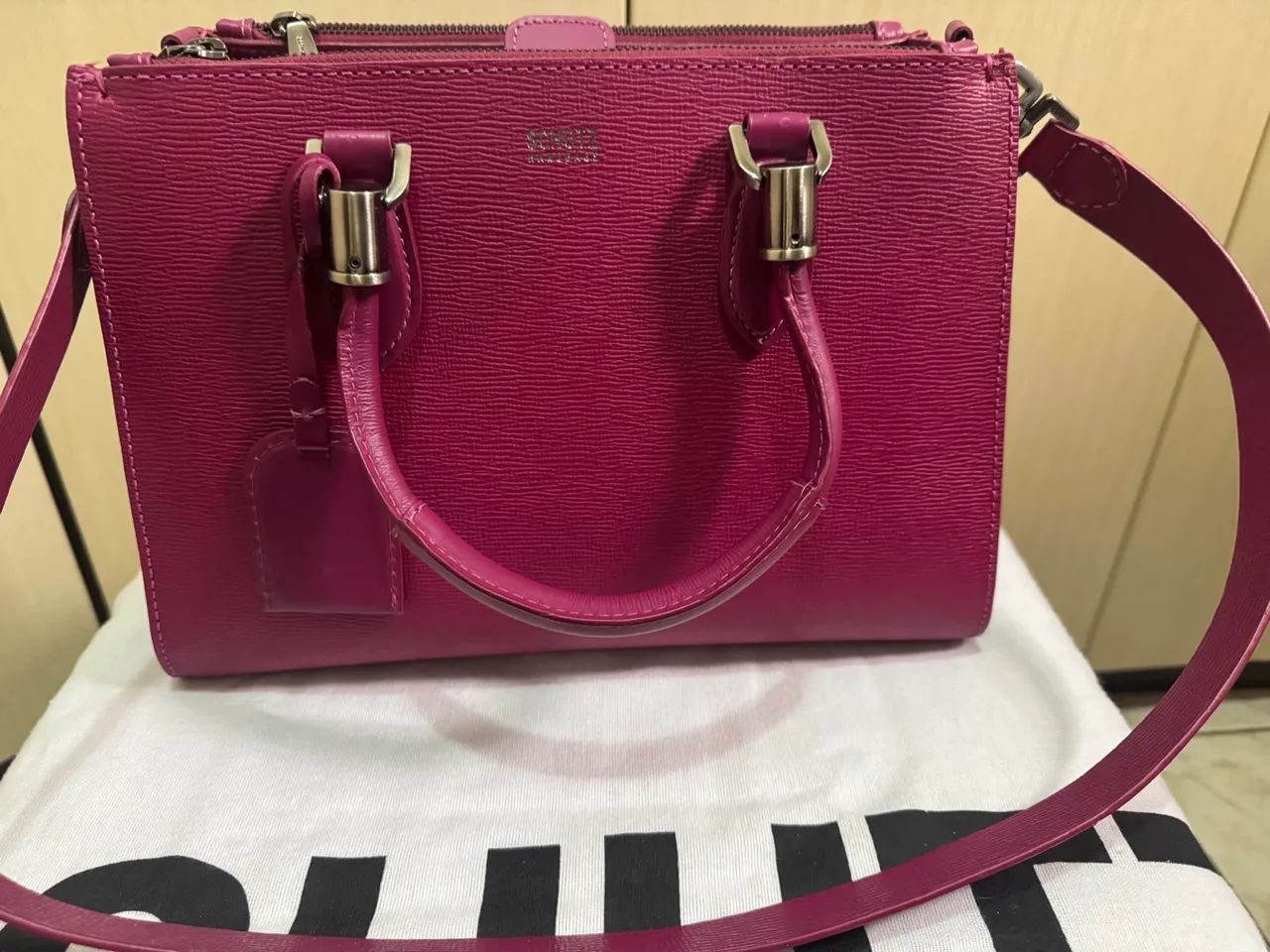 BOLSA TOTE GRANDE NEW LORENA COURO AMENDOA   - Foto 2