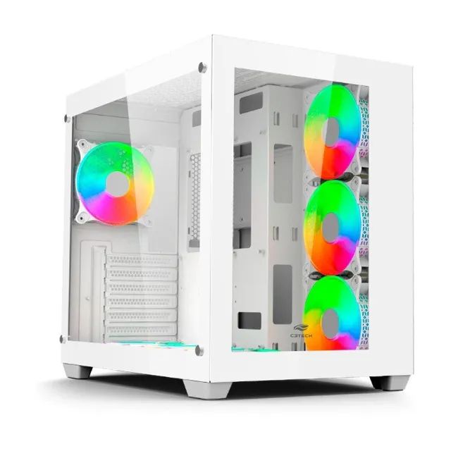 Gabinete C3Tech Aquarius MT-G910WH Branco Sem Fans