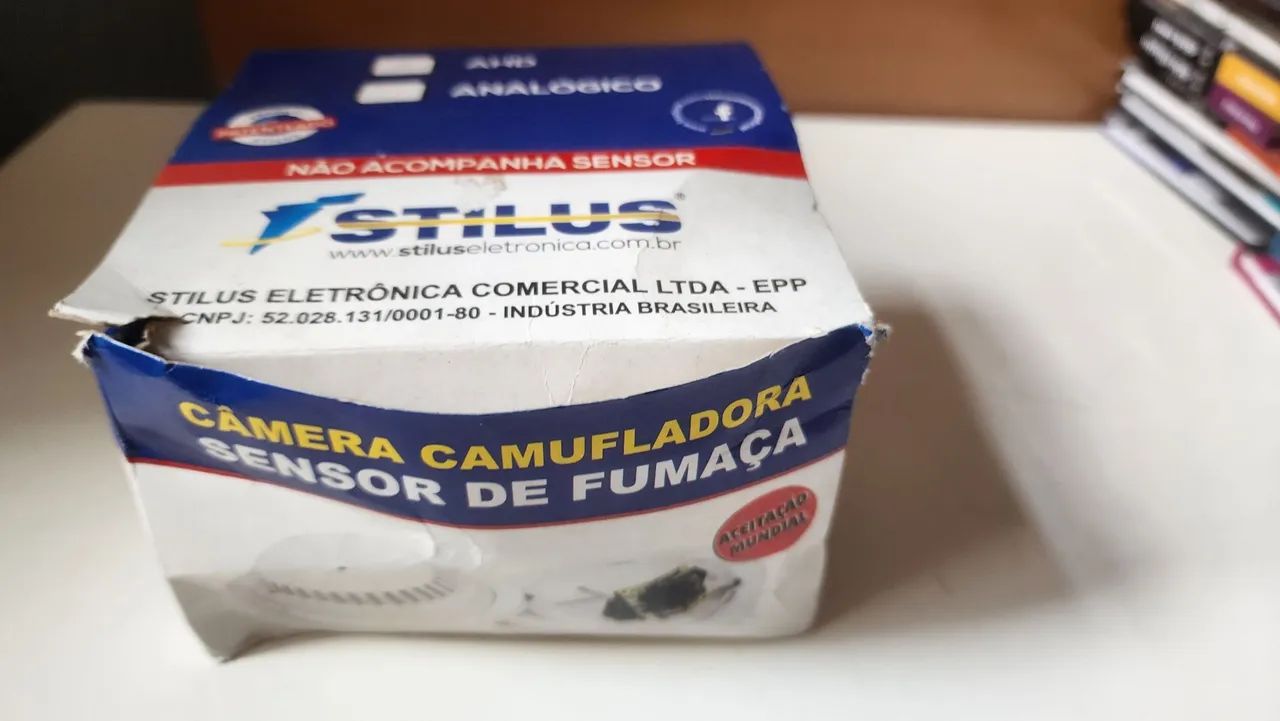 Câmera camuflada sensor fumaça  - Foto 3