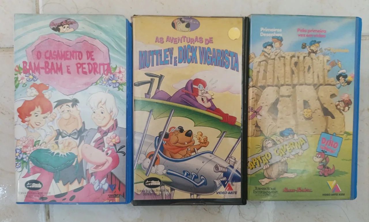 Lote 3 VHS desenho