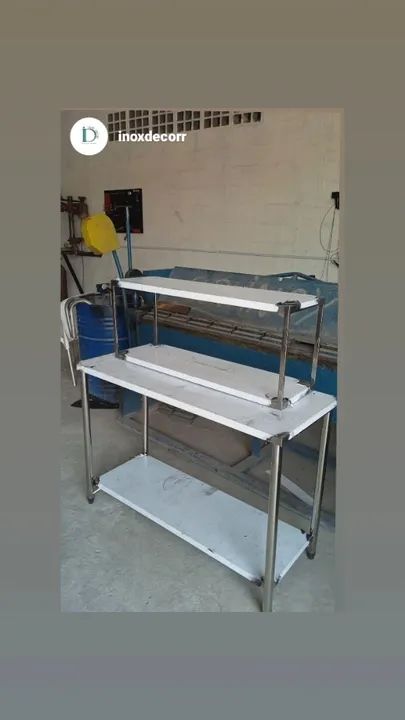 Inox corrimão bancadas coifas  - Foto 6