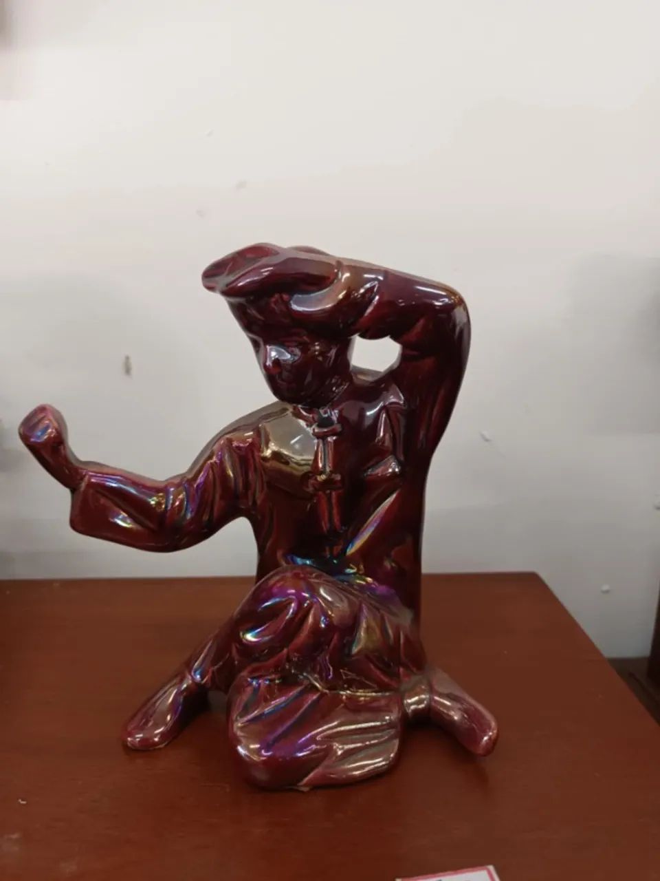 Estatua decorativa em Louça Karate (Japonês)