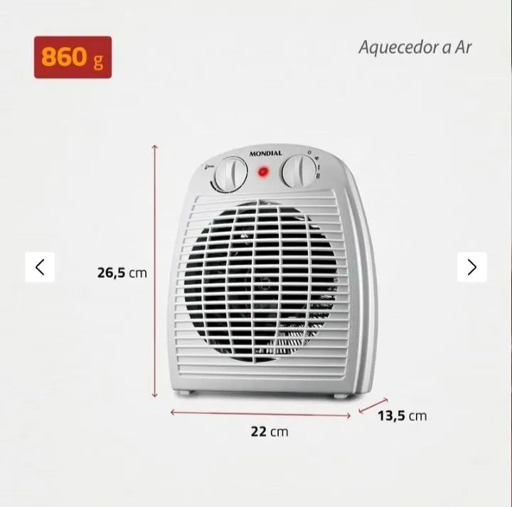 Aquecedor Elétrico Mondial - Foto 5