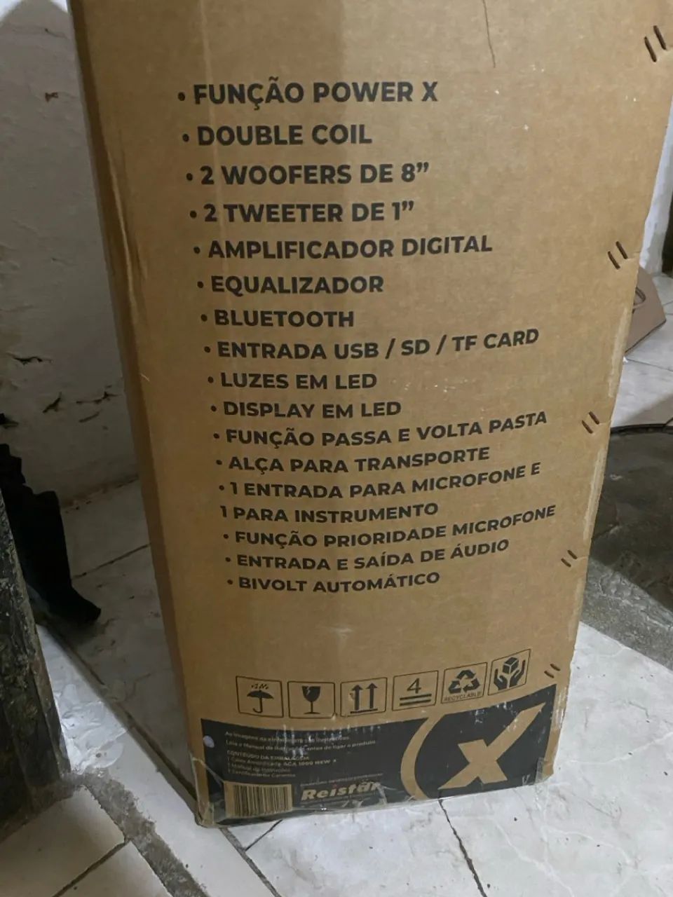 Caixa de Som Amvox 1000W RMS - 2 Woofers - Foto 2