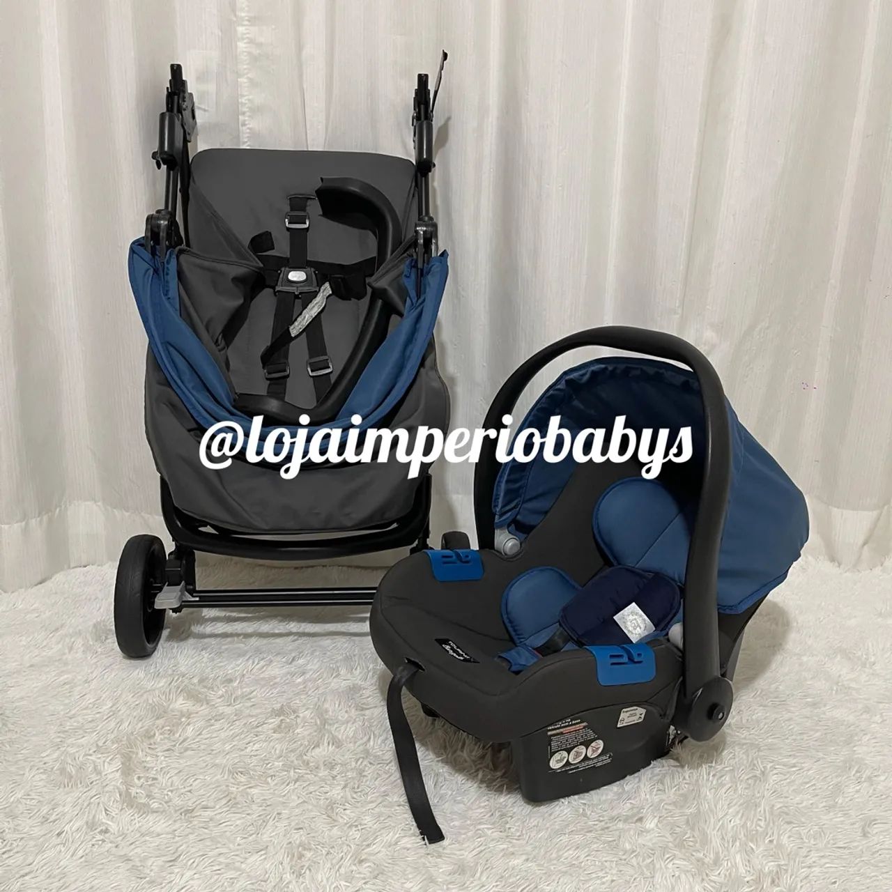 Carrinho e Bebê Conforto burigotto ecco  - Foto 6