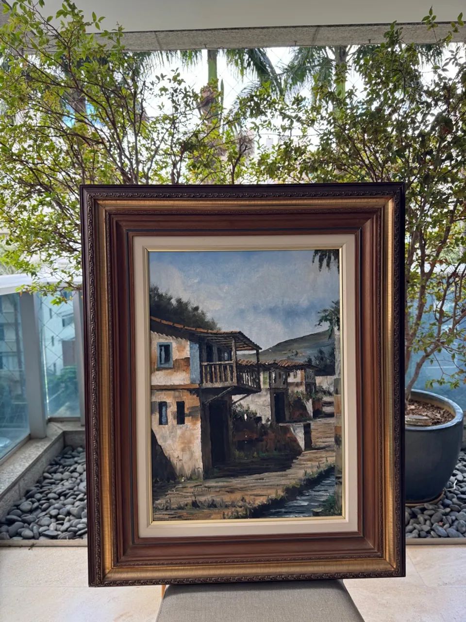 Quadro com pintura de paisagens - Foto 2