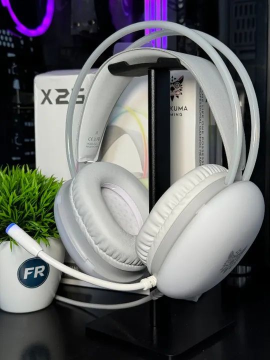 Headset Gamer ONIKUMA X25 White - Foto 3