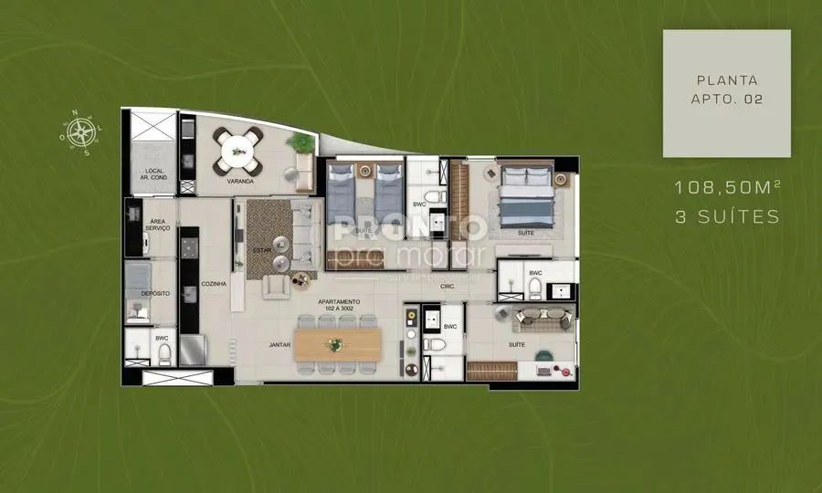 Apartamento Verdano , unidade não informado 201, Boa Viagem - Foto 3