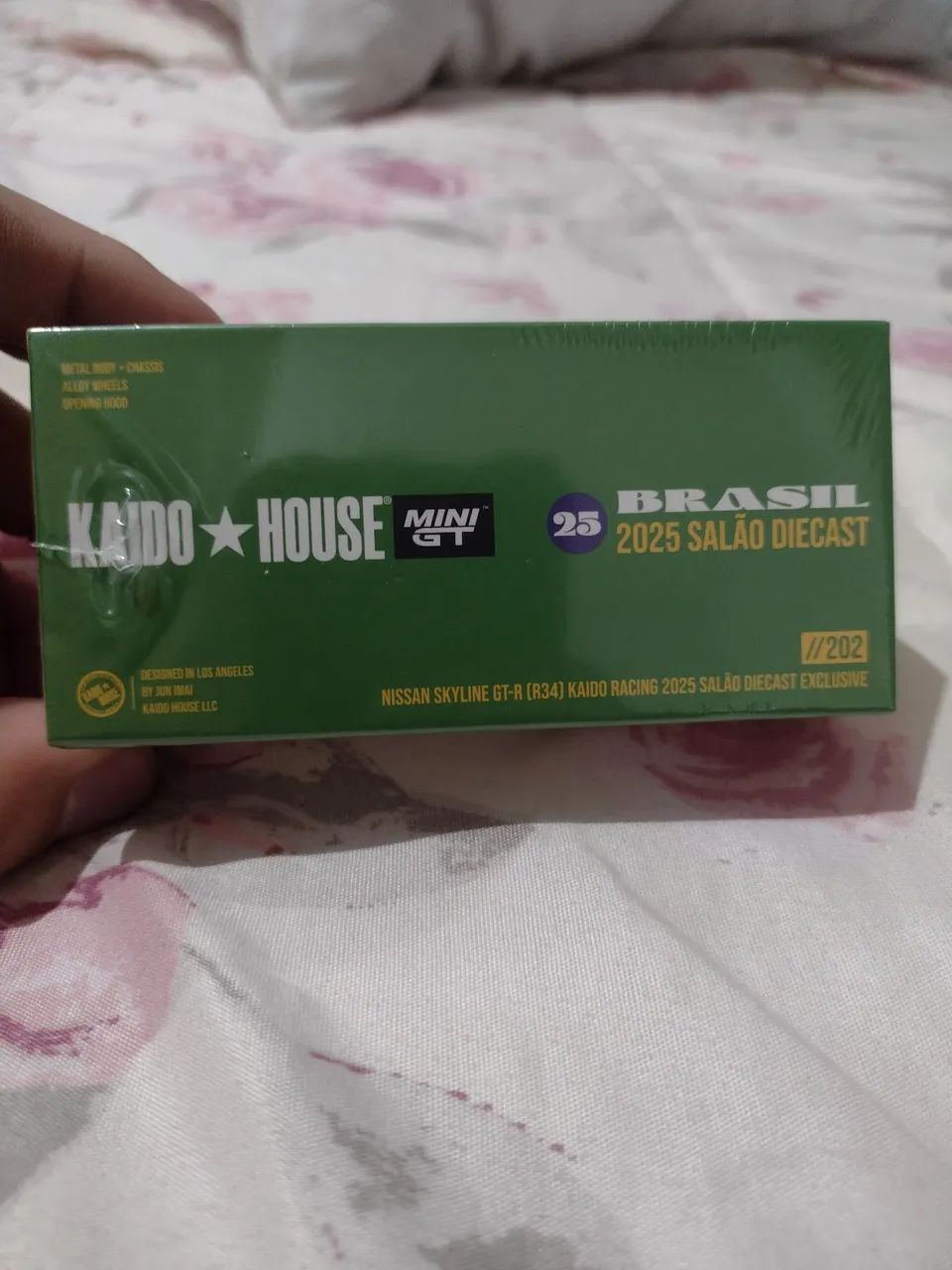 Miniatura Exclusiva Salao Diecast 6 - Mini GT Kaidou House Skyline GT-R R34 - Foto 2