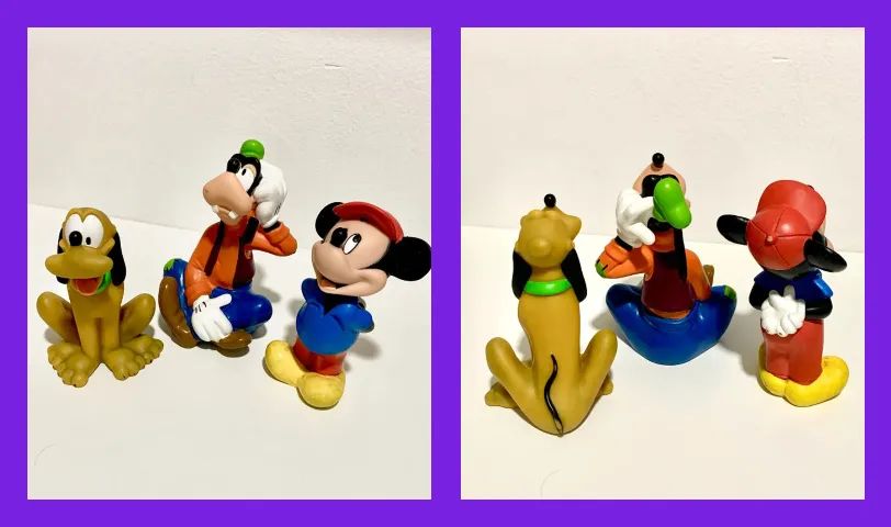 Disney: Mickey Pluto Pateta Original Boneco 
