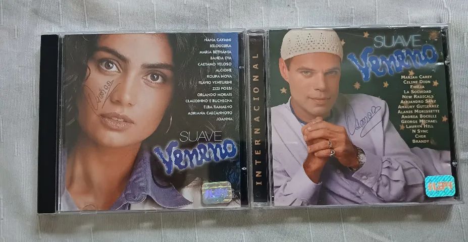 2 Cd's Suave Veneno - Trilhas Nacional e Internacional - Excelentes Estados