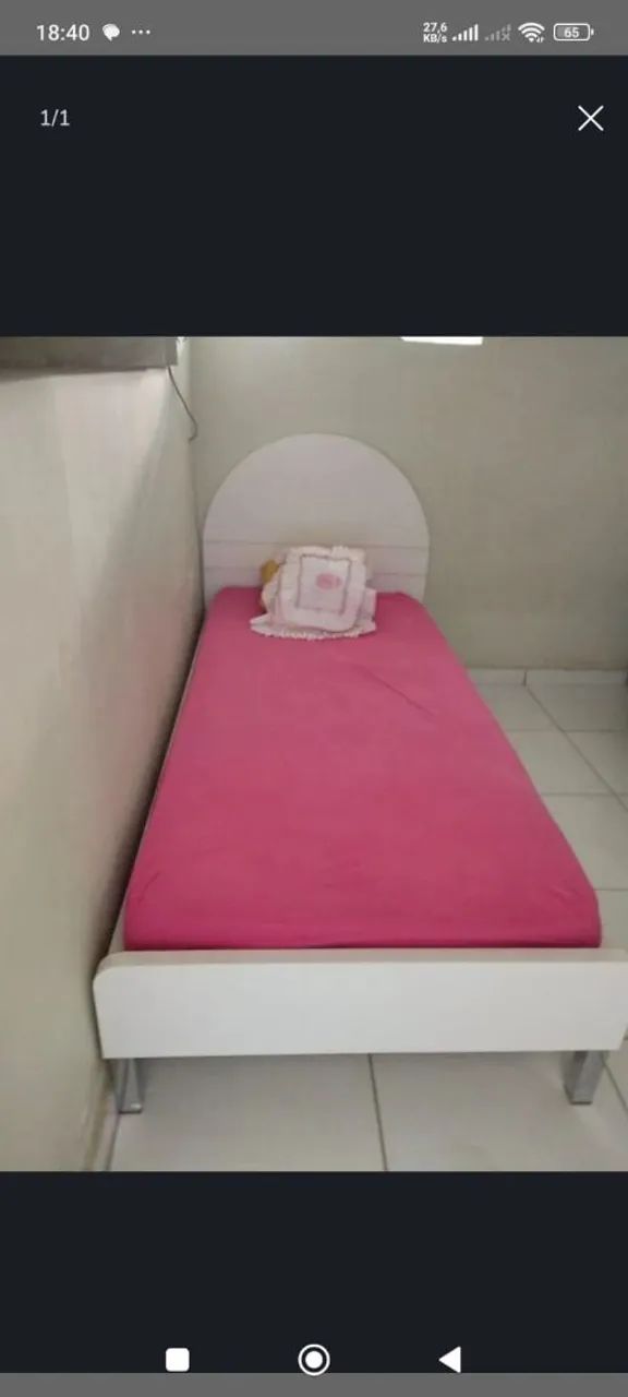 Cama Solteiro com Cabeceira65204502362499120