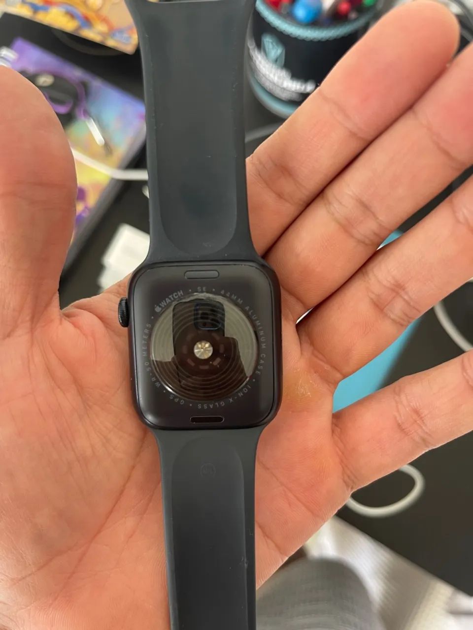 Apple Watch SE - 44mm - Preto - Foto 4
