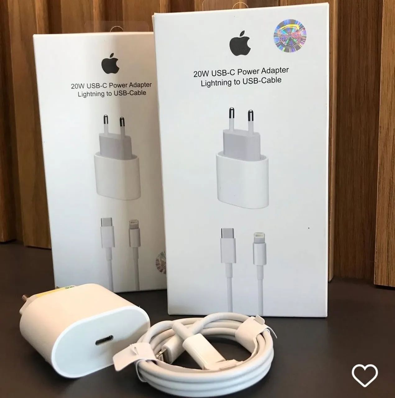 Carregador Apple 20W USB-C Lightning Original