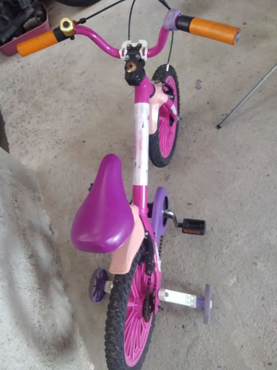 Bicicleta Infantil Rosa 16 Polegadas - Foto 4