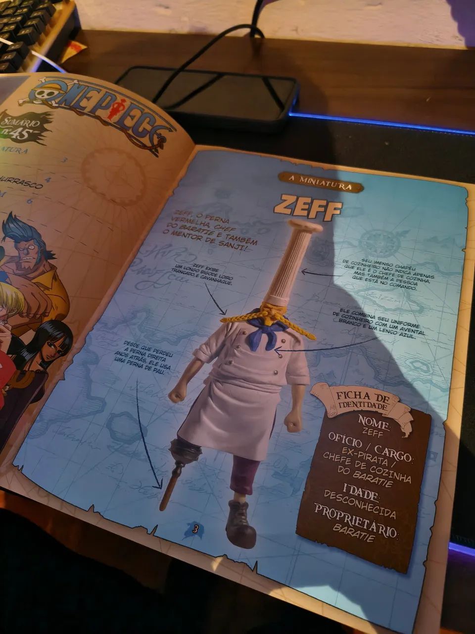 Action figure zeff salvat + poster - one piece - Foto 5