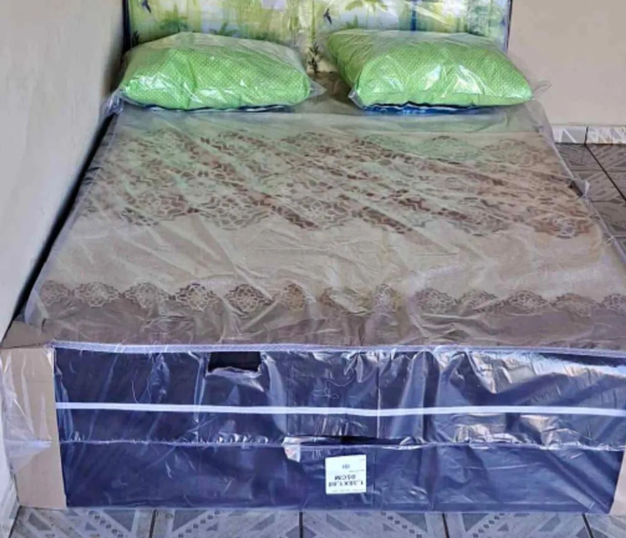 Cama Box Casal  espuma de 05 cm