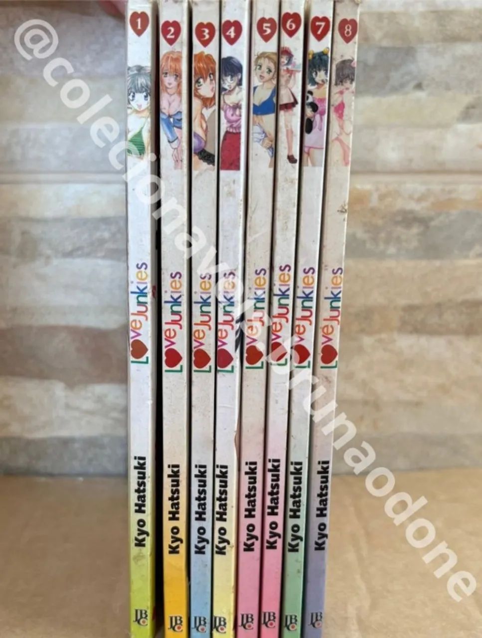 Otakus Coleção LOVE JUNKIES volumes 1 ao 8