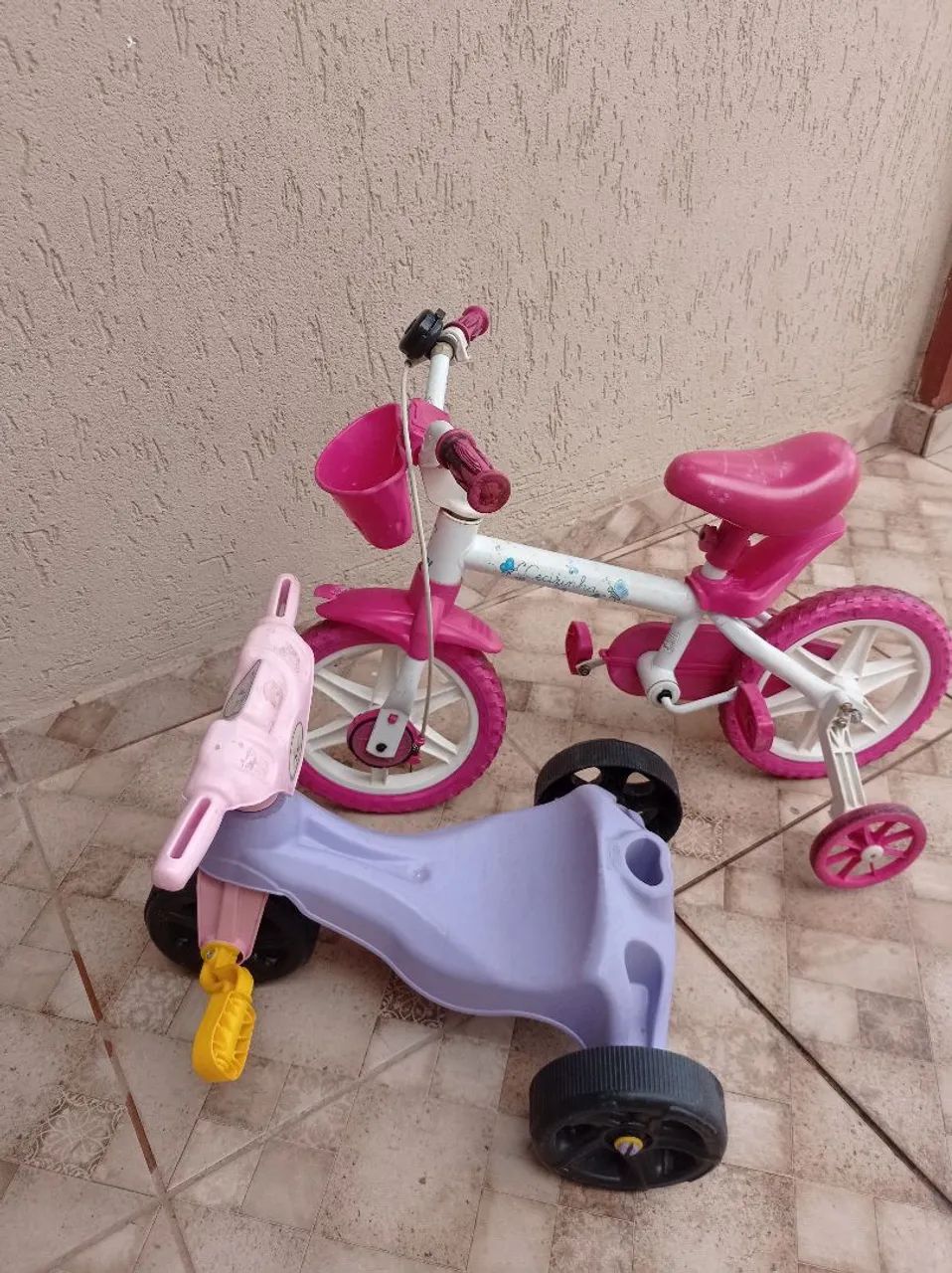 Bicicleta e velotrol