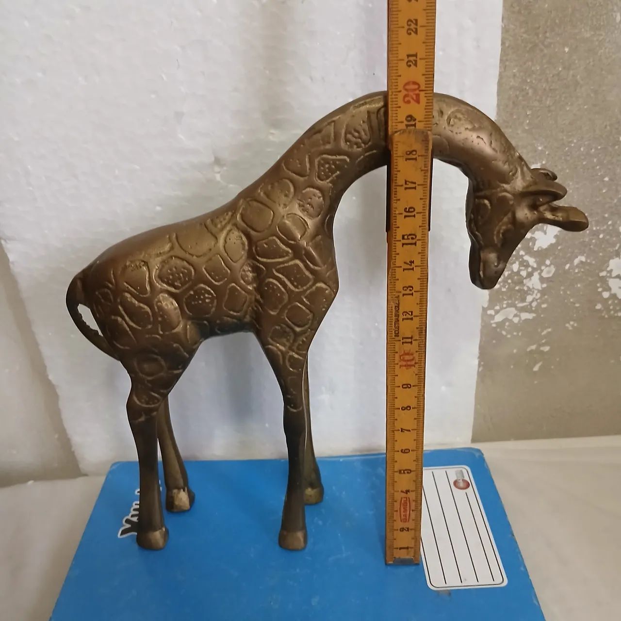 Escultura girafa de bronze 434735934478766083