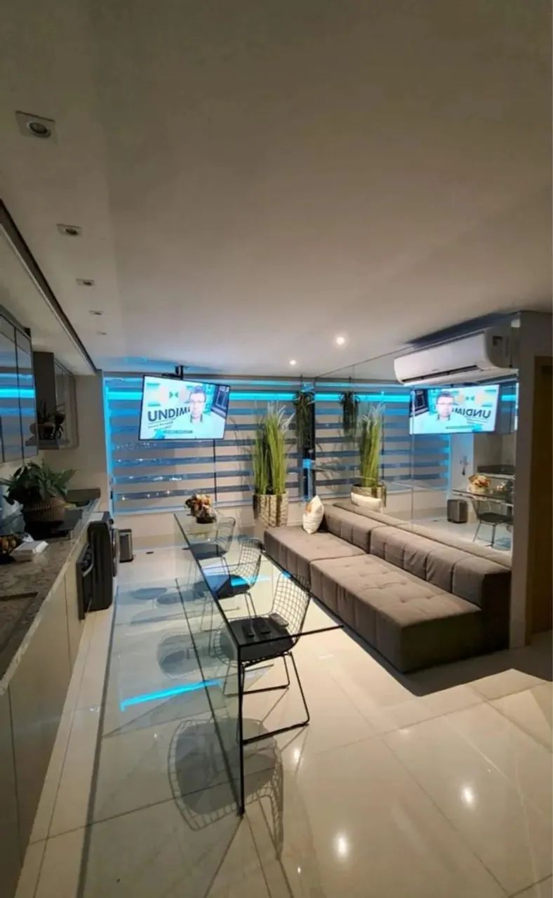 Alugo Apartamento 2 Suítes 66m2 2 Vagas Mobiliado e Decorado Setor Bueno - Goiânia - GO - Foto 2
